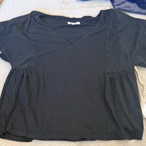 Madewell Dark Short Sleeve V-Neck Tee